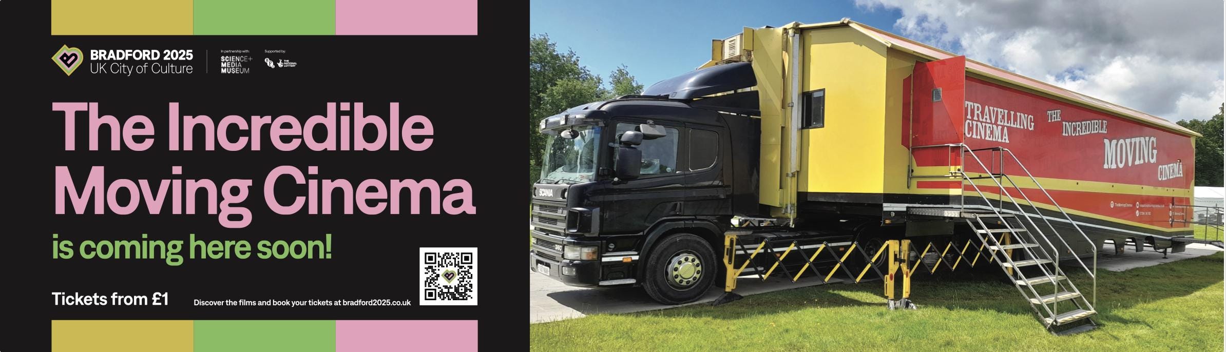 Mobile Cinema Outdoor Event Advertising PVC Banner